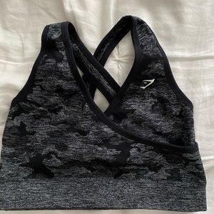 Black Camo Sports Bra